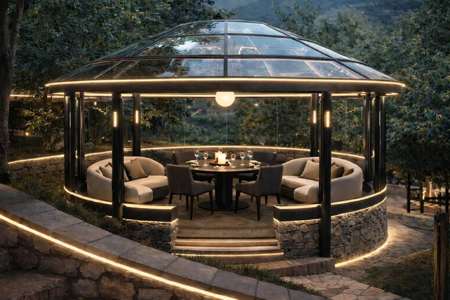 Riqualificazione delle scale e dei percorsi tra i terrazzamenti